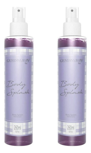 Colonia Giovanna Baby Body Splash 260ml Lilac - C/ 2un