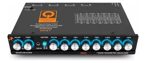 Ecualizador Quantum 7 Bandas Qeq7 7 Volts Max