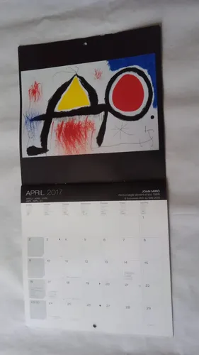 Almanaque Calendario 2017 Miró Allaluna Italia X Caballito (Usado)
