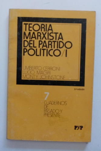 Teoria Marxista Del Partido Politico I