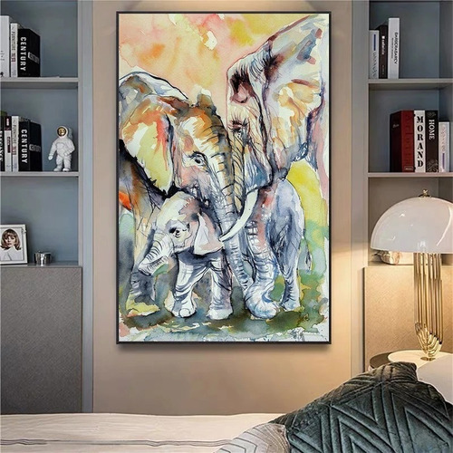 Cuadro-elefante8-moderno,decorativo,120x80cm-16k Resolución