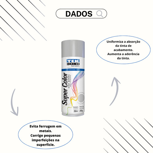 Primer Uso Geral 350ml Tek Bond Kit C/ 3