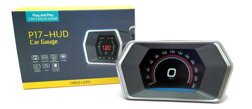 Pantalla Inteligente Digital P17 Hud Obd2 Computador A Bordo