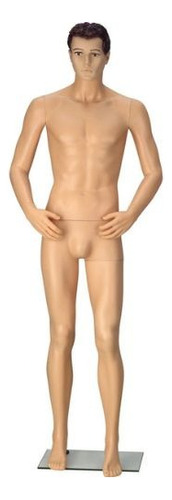 Maniquie De Caballero Completo Plastico Piel