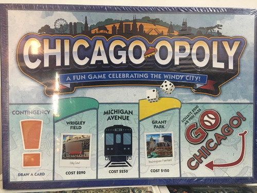 Monopolio Chicago Polo  Juego Original Comprado En Usa