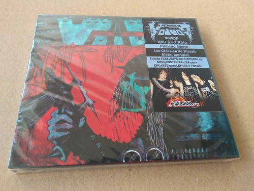 Cd Voivod - War And Pain ( Slipcase Lacrado)