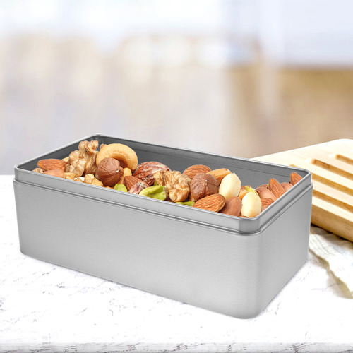 Caja De Hojalata Con Tapa Caja Rectangular De Hojalata Para