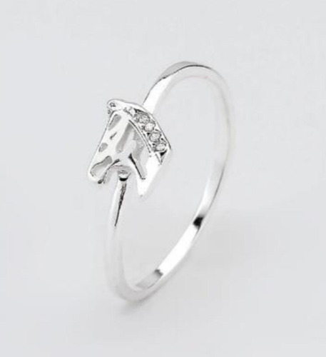 Anillo Caballo En Plata 925 Y Zirconias . Inspira Joyas