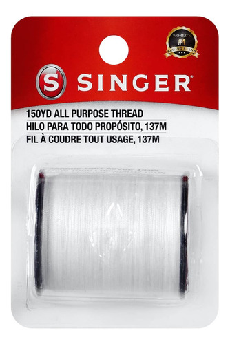 Singer Hilo Poliester Multiuso 492.1 Ft Color Blanco