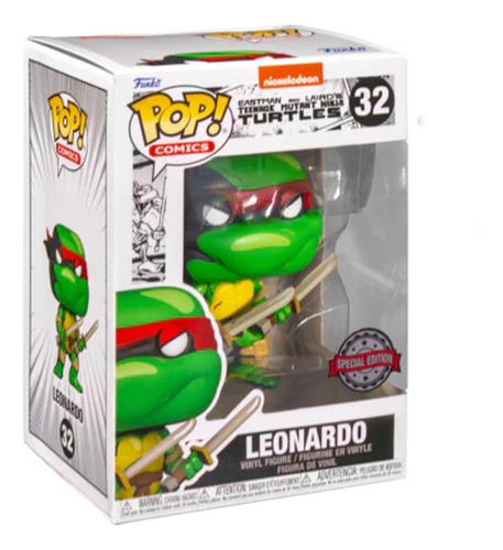 Funko Pop Las Tortugas Ninja Leonardo Special Edition