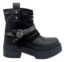 Comprar Botas Borcegos Mujer Anca&co Rosa Plataforma Tachas Urbanos