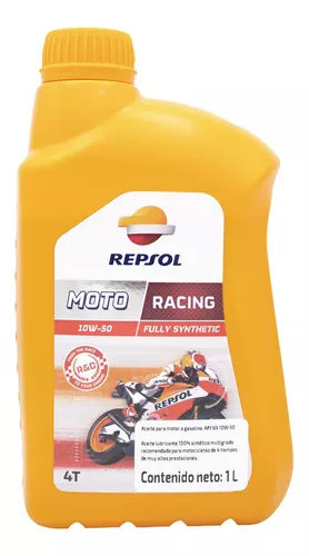 Aceite Repsol de Motor para Moto 4 Tiempos 10w40 Moto Racing Fully Synthetic