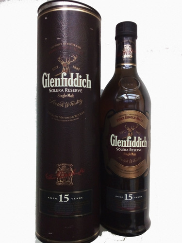Whisky Glenfiddich 15 Años Solera Reserva. (single Malt)