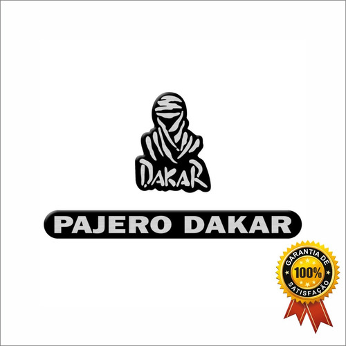 Kit Emblemas/adesivos Dakar E Pajero Dakar