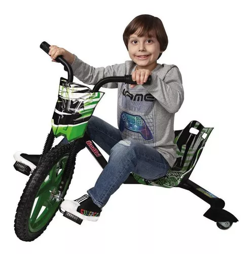 Carrinho Rolimã Eletrico 12v Infantil Giro Car Volante Drift