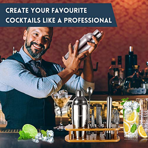 Cocktail Shaker Bar Mixer Set-bartender Profesional Acero In