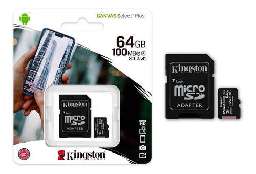 Memoria Microsdhc 64gb Class10 80mb/s