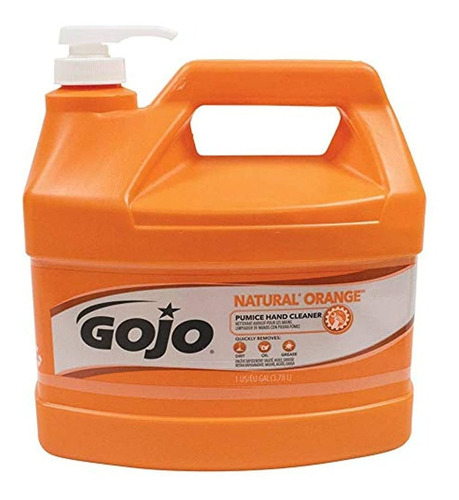 Gojo Natural Orange Pumice Limpiador De Manos Industrial, Lo