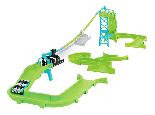 Juego De Autos Power Treads Hyperdrive Zipline  Race Tr...