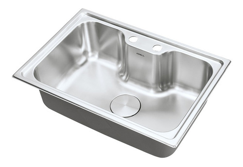Cuba Sobrepor Embutir Arell Kameel Aço Inox Escovado Funda