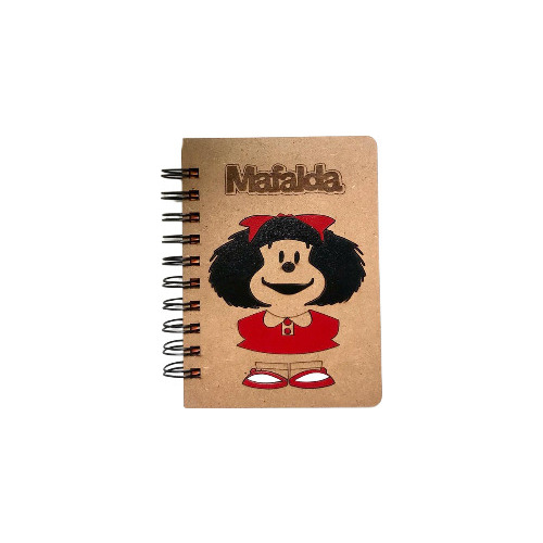 Mafalda Libreta Block Espiralado 100 Hojas Libretas 