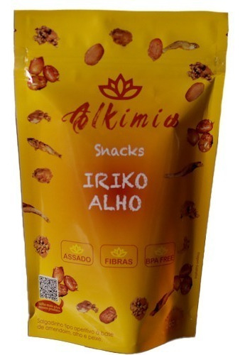 Snack Iriko (peixe Seco Da Família Da Anchova) Alho