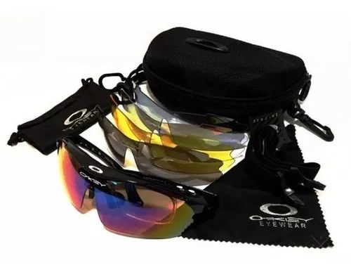 Gafas Deportivas Oakley / Lentes Cambiables-estuche