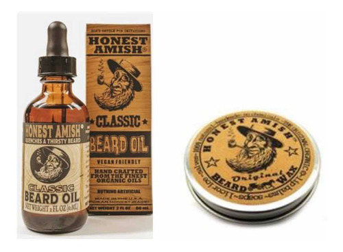 Honest Amish Cera Y Aceite Para Barba