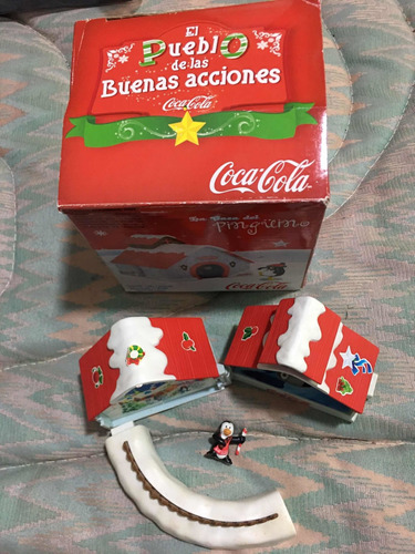 Coca Cola Pueblo De Las Buenas Acciones Pingüino Muñeco
