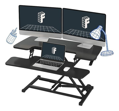 Flexispot Soporte De Monitor De Altura Ajuste Convertidor