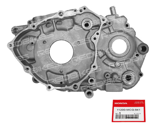 Carter Block Izquierdo Honda Falcon Nx400 Original Virgen Bh