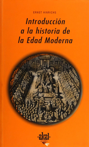 Libro: Introducción Historia Edad Moderna. Hinrichs. Akal