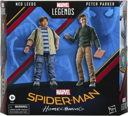 Mavel Legends Spiderman Homecoming Peter Parker E Ned Leeds