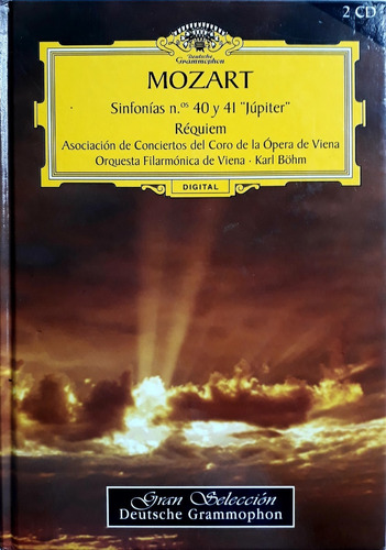 Libro Y 2 Cds De Mozart - Sinfonías Nos. 40 Y 41 Júpiter