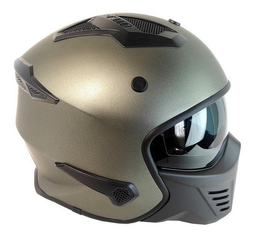Imagen 5 de 5 de Casco Tx2 Cafe Racer Certificado Ece Modular Careta Y Gafas