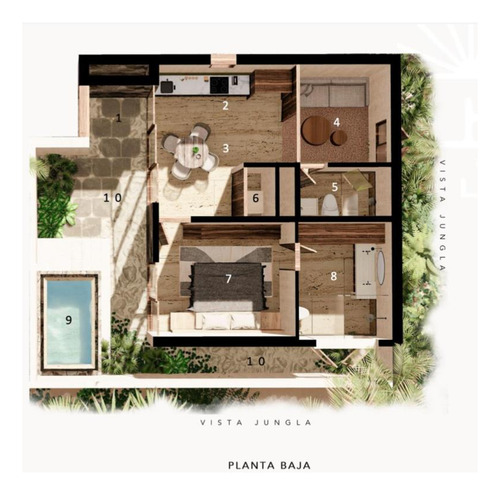 Departamento En Venta En Tankah Cuatro
