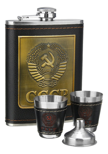 8oz Botella De Licor De Viaje Portátil De Acero Inoxidable