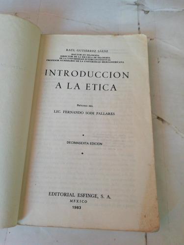 Introducción A La Ética