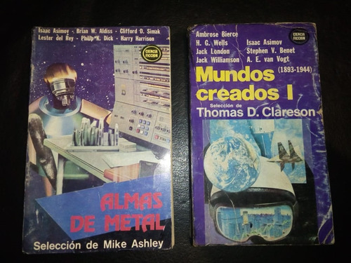 Almas De Metal Mundos Creados 1 Asimov, Dick, London, Wells