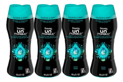 Pack 4 Uds Downy Beads Unstopables Fresh 162g Aromatizador