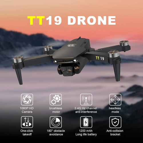 Drone Con Cámara Para Principiantes Evitación De Obstáculos