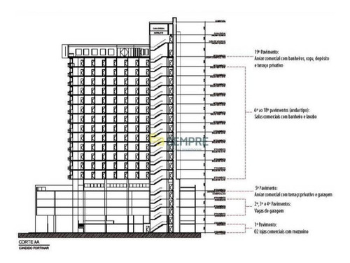 Imagem 16 de 23 de Sala À Venda, 29 M² - Barro Preto - Belo Horizonte/mg - Sa0143