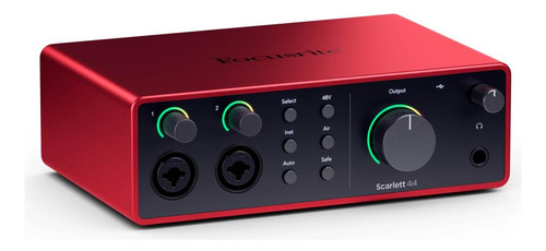 Interfaz De Audio Focusrite Scarlett 4i4 4th Gen