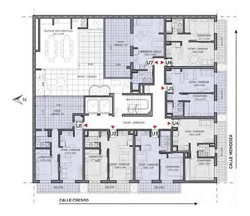 Imagen 11 de 12 de 1 Dormitorio Frente Calidad - Mendoza Esq. Crespo