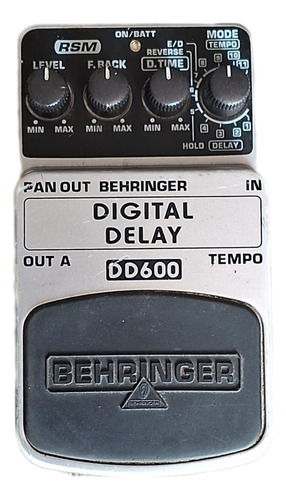 Pedal Behringer Dd600 Digital Delay - Envio Imediato