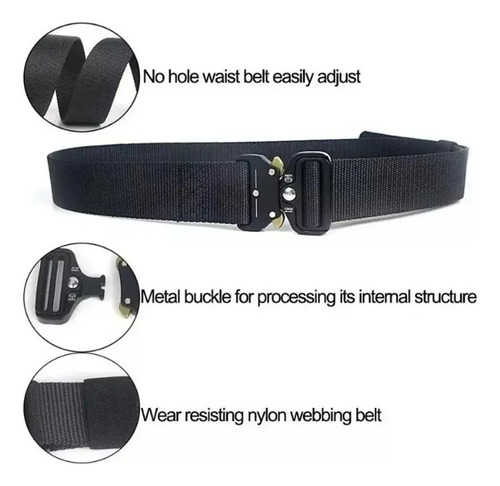 Cinturon Tactico Militar Airsoft Tactico Outdoor Hebilla