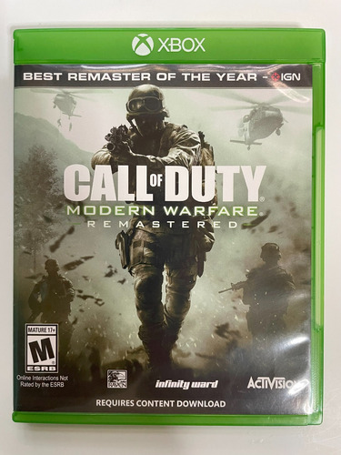 Call Of Duty Modern Warfare Remastered Para Xbox One