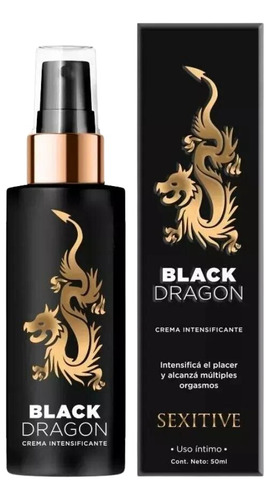 Gel Lubricante Intimo Sexitive Black Dragon Mejores Orgasmos