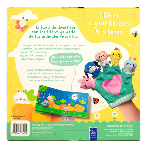 En La Granja: (libro + Guante Con Titeres), De Es, Vários. Editorial Jo Dupre Bvba (yoyo Books), Tapa Blanda, Edición 1 En Español, 2024