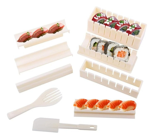  Molde Para Hacer Sushi Facil Uso Varias Formas 10 Piezas